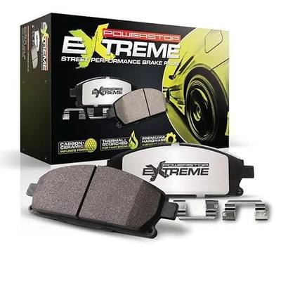 PowerStop Front Brake Pads for Cadillac CTS 2014-19 |ELR 2014-16 |Chevrolet Camaro 2016-24 |Corvette 2014-19 |SS 2014-17 - Z26 Carbon-Fiber Ceramic Brake Pads with Installation Hardware, Z26-1474A