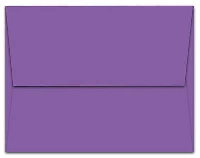 Note Card Cafe A6 6.5 x 4.75 in Blank Lilac Purple Envelopes | 250 Pack | Sealable, Square Flap | for Invitations, Greeting Cards, Showers, Weddings, Mailing, Crafts, Notes, Stationary | Printable