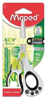 Maped Koopy - Educational scissors - Black/white - 5 in | Spring-Assisted - Child Safety - Ergonomic Design - ideal for Crafting Projects - School Supplies for Kids