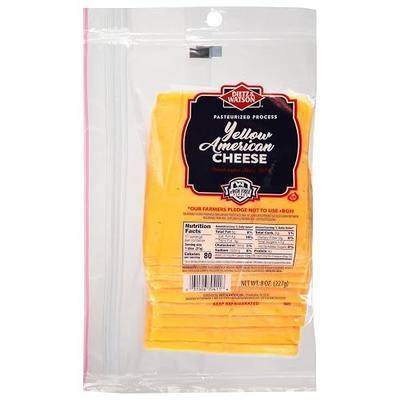 Dietz & Watson Pre-Sliced American Yellow Cheese, 8 oz