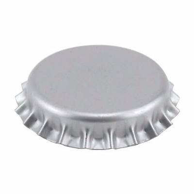 FastRack 144 Oxygen Absorbing Beer Bottle Caps | 26mm Pry-Off Silver Standard Homebrew Bottle Tops for Glass Bottles | PVC-Free Crown Caps for Beer Bottling