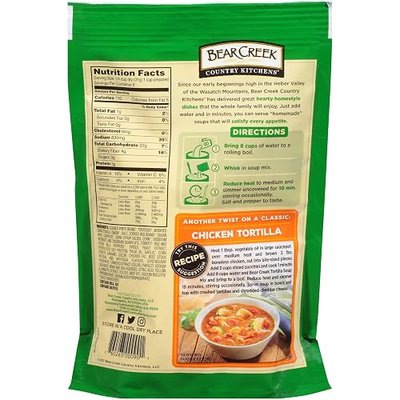 Bear Creek Soup Mix, Tortilla, 8.8 Ounce