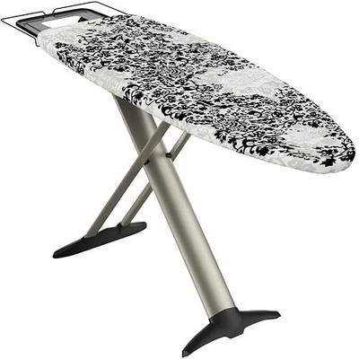 Bartnelli Pro Luxury Ironing Board - Extra Wide 51x19 Ironing Surface, Ultra-Premium Aluminum Build, Includes Steam Iron Rest, Adjustable Height, Foldable, European Made