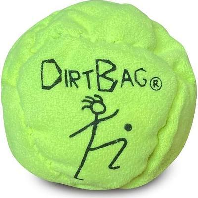 World Footbag Dirtbag Footbag 8-Panel Synthetic Suede and Sand Filled Footbag | Neon Yellow