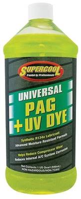 TSI Supercool 27897 Universal Synthetic PAG Oil with U/V Dye - 1 Quart
