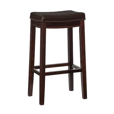 Linon Home Décor Kingston, 32" x 18.75" x 13.25", Model Number: 55816BRNPU-01-KD-U