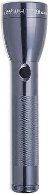 MagLite ML50L 2-Cell C LED Flashlight, Adjustable Beam, High & Low Modes, Water-Resistant - Gray