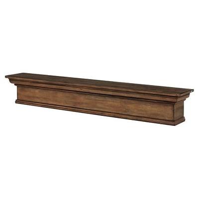 Pearl Mantels 420-60-15 Savannah Mantel Shelf, 60-Inch, Taos Finish