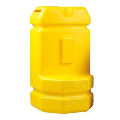 Pacific Handy Cutter Blade Bank, Used Razor Blade Disposal with Wall Mount, Safely Dispose of Used Blades, Keep Blades Out of Trash Bags, Off of Floors, and Away from Other Hazardous Locations, Yellow (BH00206)