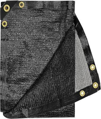 e.share 40%-50% Black Garden Shade Cloth,10X20FT Mesh Tarp with Grommets | Sunshade Net for Vegetables, Greenhouse, Plants Cover, Patio, Chicken Coop, Barn & Kennel, Tomatoes