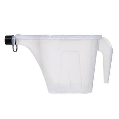 More Birds 3-in-1 Super Tote, 5 lb Capacity Container | Easy Grip Handle & Stackable Design, Portable Seed Holder & Dispenser for Backyard Birding and Wildlife, 100-SF-TOTE