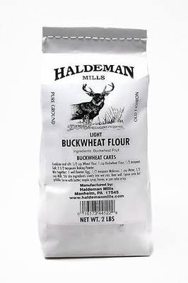 Haldeman Mills Naturally Gluten Free Light Buckwheat Flour, 2 Lb. Package (1 pack)