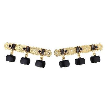 an-do-er 1 Pair Gold-Plated 3 Machine Head Classical Guitar String Tuning Keys Pegs