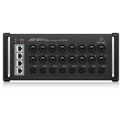 Behringer SD16 I/O Stage Box with 16 Remote-Controllable Midas Preamps, 8 Outputs, AES50 Networking and ULTRANET Personal Monitoring Hub