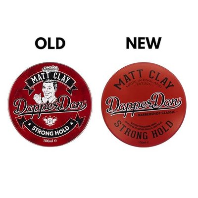 Dapper Dan Strong Hold Matte Clay, 100ml - Smoked Saffron & Leather Fragranced Hair Styling Clay for Men | Strong Hold Matte Hair Clay for Texture, Definition and Quiffs. Water-Based Formula with Smoked Saffron and Leather Scent.