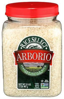 RiceSelect Arborio Rice, Risotto Rice, Gluten-Free, Non-GMO, 32 oz (Pack of 1 jar)
