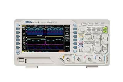 Rigol Digital Oscilloscope DS1054Z 50 MHz 4-Ch 1 GSa/s 24 Mpts 30,000 wfms/s UltraVision 7" 800x480 Intensity Display, 60,000-Frame Record/Playback, Serial Decode UART I2C SPI for Debug & Education