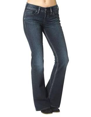 Silver Jeans Co. Womens Silver Jeans Women's Suki Mid Flare Legacy