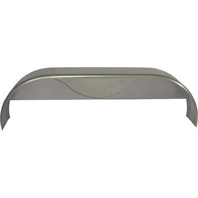 Tow Zone Tandem Round Steel Fender with Teardrop - fits Tandem 14in. Tires, 66in.L x 9in.W x 19in.H