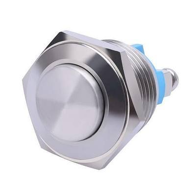 WerFamily 16mm Waterproof Momentary Type Stainless Steel Metal Push Button Switch High Flush 250V 3A 1NO SPST