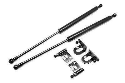 Autobahn88 Hood Lift Support Kit with Gas Struts and Brackets, Compatible with 1997-2001 Honda Prelude BB5 BB9 H22 (Matt Black)