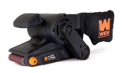 WEN 6321 7-Amp 3 in. x 21 in. Corded Belt Sander with Dust Bag , Black