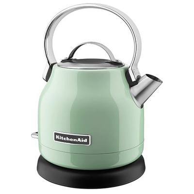 KitchenAid 1.25L Electric Kettle KEK1222, Pistachio | Removable Lid for Easy Filling, Stainless Steel Design, Convenient Pouring Spout, Compact Design