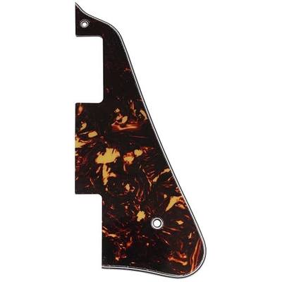 Musiclily Electric Guitar Pickguard for Epiphone Les Paul Modern Style, 4Ply Tortoise Shell