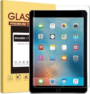 SPARIN Screen Protector for iPad 6th 5th Generation/iPad Air 2 9.7 inch | 9H Tempered Glass , High Definition, Scratch Resistant, High Touch Sensitivity Case Friendly & Apple Pencil Compatible