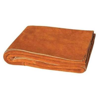Welding Blanket, Leather, 3.0 oz/sq yd, 150 Degrees F Withstand Temp., Without Grommet - 1 Each