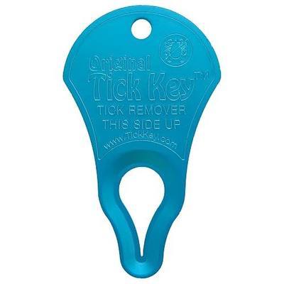 The Original Tick Key - Tick Detaching Device - Portable, Safe and Highly Effective Tick Detaching Tool (Blue)