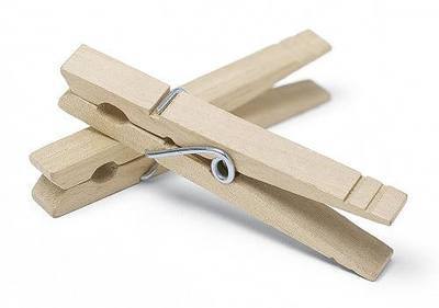 Whitmor 50 Pack Wooden Clothespins, 3.38 Inch Heavy Duty Clothes Pins for Laundry Line, Natural Wood Clips with Rust-Resistant Springs for Hanging Clothes, Photos, Crafts and DIY Projects