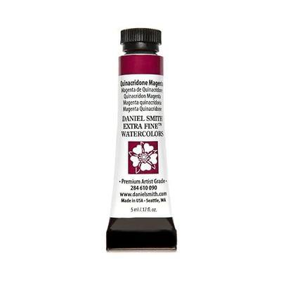 Daniel Smith Extra Fine Watercolor Paint, 5ml Tube, Quinacridone Magenta, 284610090, 0.17 Fl Oz (Pack of 1)