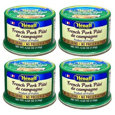 Henaff French Pork Pate de campagne, Country Pate - 130 grams (4 PACK)