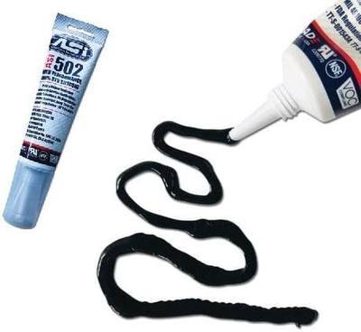 Silicone Sealant 100% RTV - 2.8 oz Squeeze Tube -Black-