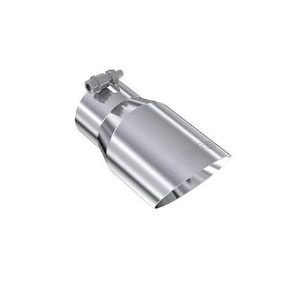 MBRP T5122 T304 Dual Wall Angled Tip, 4" O.D., 3" Inlet, 8" Length