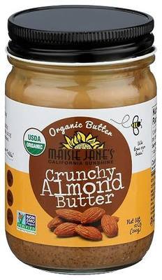 Maisie Janes Organic Almond Butter Crunchy, 12 OZ