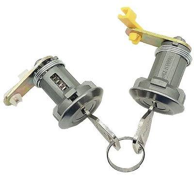 Door Lock Cylinder -Tumbler with 2 Key Compatible with Toyota Pickup1984 1985 1986 1987 1988 Van 4runner 83-91 Camry 84-87 Corolla DL-8 69051-12180, 69052-12180,