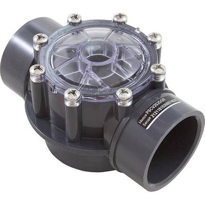 Hayward PSCV2S2DGR PVC Check Valve, 2" by 2.5", Dark Gray