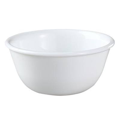 Corelle Vitrelle 6-oz Ramekin Bowls, Set of 6 Chip & Crack Resistant Bowls, Great For Dips, Condiments, Ice Cream, Small Side Dishes, Ceramic Dessert Bowls Set, Winter Frost White