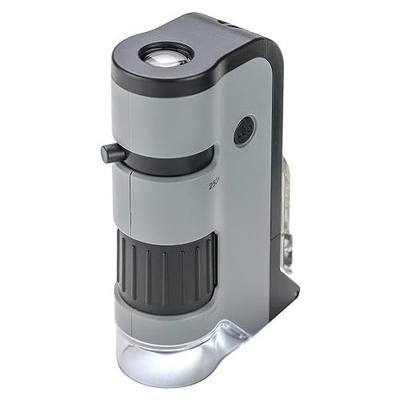 Carson MicroFlip 100x-250x, LED UV Pocket Microscope with Smartphone Clip, STEM Education (MP-250) | Includes Smartphone Adapter Clip for Digiscoping - STEM Education (MP-250)