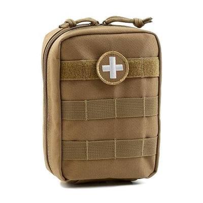 Orca Tactical First Aid Molle Pouch - Heavy Duty IFAK Pouch - Empty Medical Pouch Ideal for Military Use EMTs Law Enforcement Camping and Hiking - Med Pouch for Optimal Organization