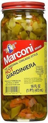 Marconi Hot Giardiniera, 16 Ounce