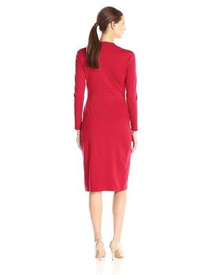 Anne Klein Women's Knit Twist Front Dress