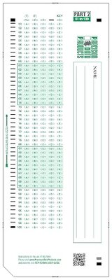 882-E Compatible Test Forms, PDP-100 Question Exam Sheet (Package of 100 Forms)