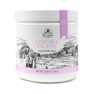 Mt. Capra Goat Milk Lactose | Natural Milk Sugar from Goat Milk Whey | Low Glycemic | Add to Coffee, Baked Goods, Smoothies, and Yogurt, Key Ingredient to Milk Stout | 97 Servings 13.8 oz