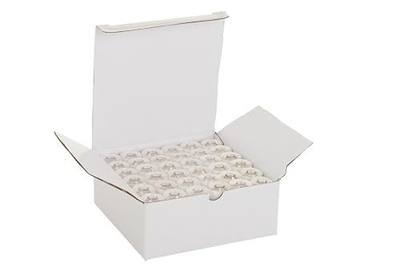 Set of 144 Embroidex 90 Weight Wt White Plastic Sided Prewound Bobbin Thread Size 15/A 156 A for Brother Embroidery Machine