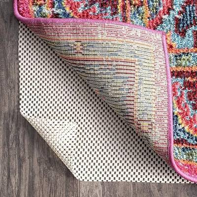 nuLOOM 10' x 14' Non-Slip Gripper Rug Pad, Cushioned for Comfort & Floor Protection, Skid Resistant Pads for Hard Floors Under Carpet Mat Cushion, Customizable Protection
