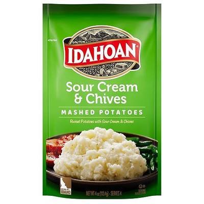 Idahoan Mashed Potatoes Sour Cream & Chive, 4 Oz