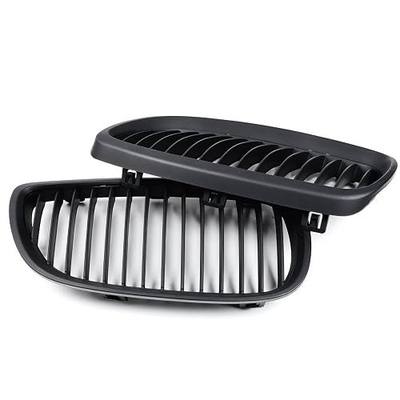 2X Matte Black Front Sport Kidney Grille Grill Compatible E92 E93 328i 335i 2-Door Coupe